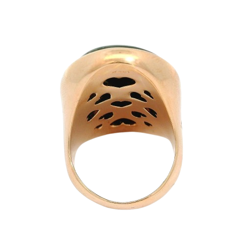 Echt groß - Statement Ring mit Labradorit – Bild 4