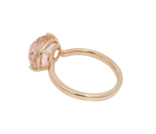 Golden Rose - lachsrosa Bronzallure Solitaire in Rosé – Bild 2