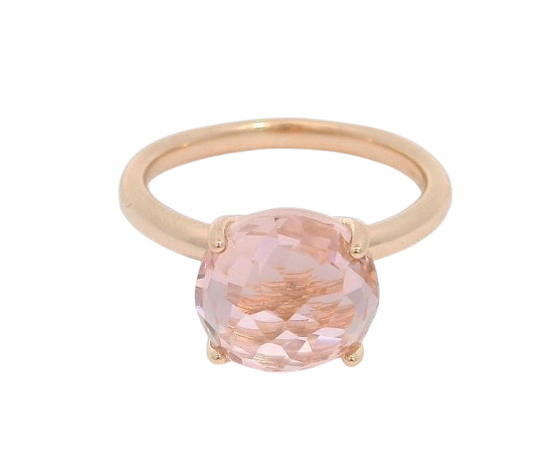 Golden Rose - lachsrosa Bronzallure Solitaire in Rosé – Bild 6